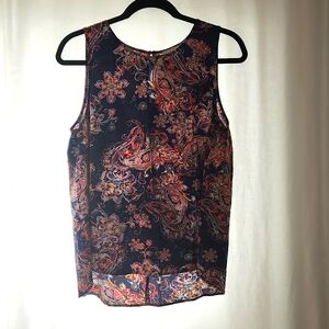 Pale Sky Size Large Tank Top Blouse